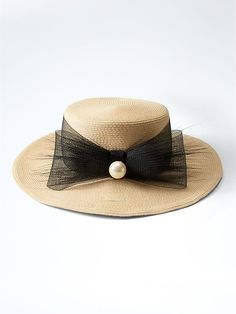 The photo finish for your perfectly funny, sunny face: Women's 'Colette' Hat by Eugenia Kim via @bananarepublic #EugeniaKim #Women'shats #hats #strawhats #pearl #pearlembellished #summerhats #SS2017 #FunnyFace #AudreyHepburn Chic Sun Hat With Bow For Kentucky Derby, Chic Hats With Bow And Curved Brim, Elegant Short Brim Straw Boater Hat, Elegant Straw Panama Hat For Garden Party, Chic Boater Hat With Curved Brim And Bow, Chic Brimmed Boater Hat With Bow, Chic Boater Hat With Bow And Curved Brim, Chic Straw Hat With Bow And Short Brim, Chic Short Brim Straw Hat With Bow