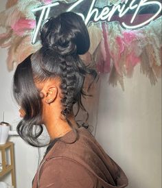 Baddie Updo Hairstyles, Revenge Hair, Straighten Hairstyles, Cute Weave Hairstyles, Braided Hairstyles For Black Women Cornrows