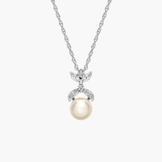 A solitary freshwater pearl dangles delicately from this sterling silver necklace. A cluster of white topaz stones around the elegant bale add bright sparkle. Cluster Pendant, Topaz Stone, White Topaz, Sterling Silver Necklace, Sterling Silver Necklaces, Fresh Water, Freshwater Pearls, Topaz, Pearl Necklace