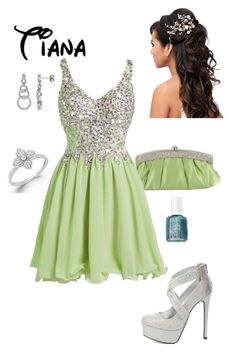 Modern Tiana Dress, Modern Tiana, Avatar Jewelry, Tiana Disney Princess, Royal Prom, Disney Princess Inspired Outfits, Tiana Dress