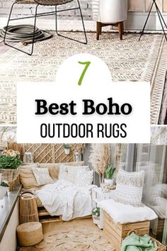 the best boho outdoor rugs to buy for your patio or deck area in 2019