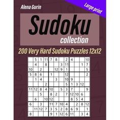 sudoku collection 200 very hard sudoku puzzles 1 / 2x2 by allena gorin