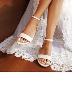 JJ's House Women's Flat Heel Wedding Beach Summer Wedding Sandals Bridal Shoes Elegant Leather Buckle Open Toe Wedding Shoes. #JJ's House #Women's #FlatHeel #Wedding #Beach #Summer #WeddingSandals #BridalShoes #Elegant #Leather #Buckle #OpenToe #WeddingShoes Sandals Bridal, Bride Sandals, Beach Wedding Sandals, White Slip On Shoes, White Flat Shoes, White Flip Flops, Leather Wedding, Bridal Sandals, Bridal Heels