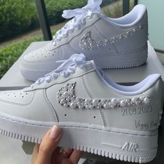 Shoes For School, Wedding Sneakers, Air Force 1s, Baskets Nike, Cute Wedding Ideas