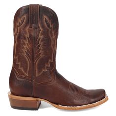 Saddle up in the Boerne stockman boot from Dan Post. This 11 inch boot features ultimate flex insole, cutter toe and heel for both style and durability. Size: 13 D.  Color: Brown.  Gender: male.  Age Group: adult.  Pattern: embroidered. Cowboy Casual, Square Toe Cowboy Boots, Dresses With Cowboy Boots, Dan Post Boots, Cowboy Shoes, Dan Post, Mens Cowboy, Mens Cowboy Boots, Boots Mens