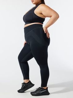 Elevate your ASSets with high-compression, butt-lifting technology. Cute Workout Outfits, Savage X Fenty, Compression Fabric, Yoga Set, Black Caviar, Logo Label, Sports Leggings, High Waisted Leggings, Rihanna