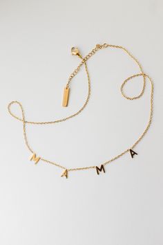 Time to celebrate YOU, Mama! Our MAMA Necklace is made of 18k gold plated stainless steel which means it's EXTREMELY tarnish proof, hypoallergenic, and suitable for even the most sensitive skin! It's a great necklace for everyday wear and is gorgeous worn alone or in layers! This would also be so great for a gift.... (wink wink) ;) This necklace is 15.5 inches, and adjustable up to 17.5 inches in length. Necklace For Everyday, Mama Necklace, Wink Wink, Hair Accessories Jewelry, Time To Celebrate, Cuff Earrings, Ring Bracelet, Necklaces Bracelets, Sensitive Skin