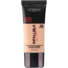 L'Oreal Paris Infallible Infallible Pro Matte Foundation, Infallible Pro Matte, Foundation For Oily Skin, Loreal Infallible, Long Lasting Foundation, Loreal Paris Infallible, Makeup Deals, Clear Complexion, Matte Foundation