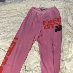 Make Offers “Let’s Go” Limited Edition Sweatpants Pink Color Size Xs Trendy Wide Leg Pink Sweatpants, Trendy Pink Wide Leg Sweatpants, Pink Letter Print Bottoms For Streetwear, Pink Bottoms For Streetwear, Pink Athleisure Bottoms For Loungewear, Trendy Fitted Pink Sweatpants, Sporty Pink Loungewear Pants, Pink Wide Leg Sweatpants Athleisure Style, Sporty Pink Lounge Pants