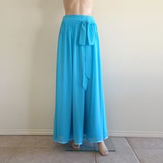 Love this, but maybe in a different color Flowy Blue Skirt For The Beach, Flowy Blue Maxi Skirt With Gathered Details, Blue Flowy Tiered Maxi Skirt, Blue Flowy Skirt For Party, Flowy Blue Tiered Skirt, Blue Flared Chiffon Skirt, Blue Flowy Party Skirt, Flowy Blue Party Skirt, Blue Pleated Chiffon Maxi Skirt