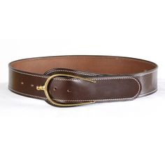 Why We Made This Belt: Our signature Spur belt is an eye catcher! A true equestrian statement belt. Glazed Italian Bridle leather measuring 1 3/4" wide with a solid brass French cast spur buckle in either brown with brass buckle or black with chrome buckle. Product Details: -Hand made solid brass Beautifully shaped spur buckle -Hand made from 100% vegetable tanned leather -Hand stained, waxed and rubbed edges -Beautifully finished -Dimensions 1 3/4” wide -Available in Brown with Brass hardware o Black With Chrome, Wide Belts, Accessory Inspo, Statement Belt, Beautiful Belts, Vintage Belt, Maximalism, Fall Fits, Brown Belt