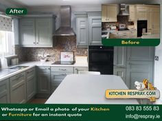 Kitchen Respray , Door Respray,  Kitchen -pigeon