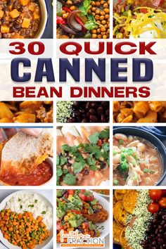 30 quick and easy canned bean dinners that you can make in less than 30 minutes