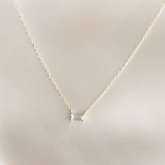 Rectangle Diamond Gold Chain Necklace - Featuring a Rectangle Diamond Necklace, dainty and perfect for any occasion - Length: 40 + 5cm - Base Material: High Quality .925 Sterling Silver - Finish: 18K Gold - Nickel Free - All our jewelry is packaged in gift ready boxes. If you would like multiple items from your order packaged separately please let us know! © 2023 Generation of Daughters Rectangle Diamond Necklace, Diamond Gold Necklace, Rectangle Necklace, Necklace Everyday, Silver Diamond Necklace, Dainty Gold Necklace, Gold Jewelry Necklace, Gold Diamond Necklace