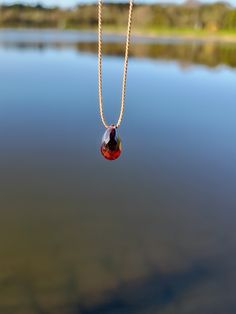 Dainty Red Garnet Teardrop Necklace Beautiful Rich Red natural Garnet faceted teardrop gemstones, approx 7-9mm 100% Silk Cord, Adjustable to 26" Rose Goldfilled Toggle Bead Beautiful gemstone luxury necklace, delicate piece Handmade in my home studio in Northern Ireland Item will be sent recorded delivery Red Teardrop Gemstone Necklace, Red Teardrop Gemstone Drop Necklace, Faceted Teardrop Red Jewelry, Red Gemstone Pear-shaped Necklace, Red Pear-shaped Necklace For Gift, Red Pear-shaped Gemstone Necklace, Red Garnet Necklace, Silk Cord Necklace, Red Choker