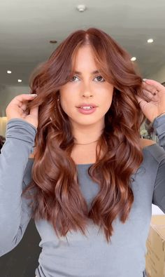 17 Cowboy Copper Hair Colors: The IT Hair Color for Fall! - I Spy Fabulous Copper Brown Hair, Cowboy Copper, Red Hair Inspo, Brown Hair Looks, Brown Hair Inspo, Ginger Hair Color, Hair Color Auburn, Copper Hair Color, Long Red Hair