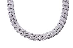 Fun Fact: The Cuban Chain is a style of jewelry that roots to the 80s era associated with the popular streetwear and hip-hop period. This popular and highly sought after Women's Cuban Choker CZ Chain Necklace Fashion Jewelry is made with brass and "flooded" with premium set zirconia stones. The width or "thickness" measures 12mm. A great gift idea for fans of rap, hip hop, and old school tunes. ⛓ Authenticity Guaranteed One Year Warranty Ethically Sourced 3% Donated to your Charity Smiles Promis Cuban Link Rope Chain Necklace For Streetwear, Streetwear Cuban Link Rope Chain Necklace, Silver Chain Link Jewelry For Streetwear, Silver Link Jewelry For Streetwear, Silver Cuban Link Jewelry For Streetwear, Silver Chain Necklaces For Streetwear, Silver Chain Necklace For Streetwear, Silver Curb Chain Jewelry For Streetwear, Chunky Chain Cuban Link Necklace For Streetwear