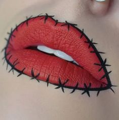 Pelottava Halloween, Makeup Zombie, Fantasy Make-up, Halloween Make-up Looks, Halloweenský Makeup, Holloween Makeup, Mekap Mata, Lip Art Makeup