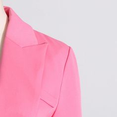 Capture everyone's attention in this CUTOUT BLAZER SUIT IN PINK! Its bold pink color and cut-out buttons will make you the center of any room. Whether you're dressed to impress at the office or a night out, this chic suit is sure to turn heads! Who knew dressing up could be so fun(ky)? Gentle Dry Clean OnlyColour may vary due to lighting on images. The product images (without model) are closest to the true colour of the product.Item runs true to size chart and is cut to suit our size chart. Plea Cutout Blazer, Satin Corset Dress, Plunge Mini Dress, Dressed To Impress, Plus Size Shopping, Ruched Dress, Sweater Blouse, Cotton Blouses, Printed Mini Dress