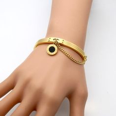 The Round Tag Bangle Bracelet for Women is a combination of fashion and health Showcase your style and personality as you complete your favorite outfit with this beautiful charm bracelet. In its seemly simple form, it will add elegance, sophistication, and eye-catching allure to your formal or casual outfit. This stunning bracelet available in silver, gold, or rose gold will emphasize your fun and charming style in a majestic way. It's clearly the time to Take Your Style To The Next Level. Don't Minimalist Alloy Charm Bracelet Gift, Elegant Stainless Steel Charm Bracelet For Friendship, Minimalist Round Stainless Steel Bracelets, Elegant Alloy Bracelets With Adjustable Chain, Elegant Alloy Bracelet With Adjustable Chain, Elegant Tarnish Resistant Charm Bracelet For Friendship, Minimalist Alloy Bangle Bracelets, Minimalist Alloy Bangle Bracelet, Tarnish Resistant Metal Charm Bracelet Bangle