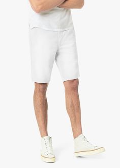 OPTIC WHITE Classic Shorts, Leg Design, Summer Ready, Colored Denim, Mens Denim Short, Jeans For Sale