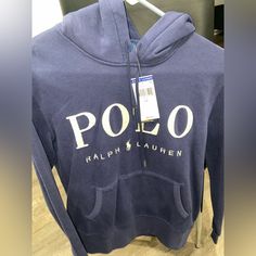 Brand New Blue Fleece Tops With Logo Print, Blue Crew Neck Top With Double-lined Hood, Blue Fleece Tops With Double-lined Hood, Blue Athleisure Top With Double-lined Hood, Polo Ralph Lauren Hoodie, Ralph Lauren Hoodie, Ralph Lauren Blue, Ralph Lauren Shirt, Colorful Hoodies