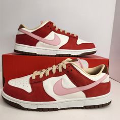 Nike Dunk Low Premium Size 10.5 Women / Size 9 Men Sport Red/Sheen-Straw-Sail Sku: Fb7910-600 100% Authentic Brand New With Box (Box Is Missing Lid) Any Questions? Make Sure To Ask Price Firm Nike Low Dunk, Nike Air Huarache, Nike Flex, Nike Air Max 270, Nike Air Vapormax, Nike Dunk Low, Dunk Low, Nike Dunk, Training Shoes