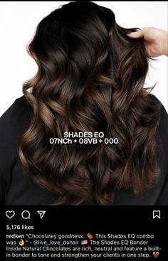 Medium Brown Hair Formula, Brunette Formulas, Ash Brown Hair Balayage