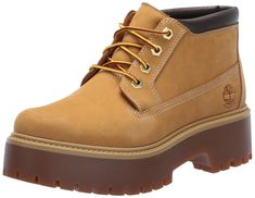 PRICES MAY VARY. Upper made with waterproof Premium Timberland Leather and ReBOTL fabric Lace-up style 200 grams of PrimaLoft insulation ReBOTL fabric lining Polyurethane midsole Stone Street, Timberlands Women, Ankle Bootie, Platform Boots, Up Styles, Leather Working, Lace Up Boots, Recycled Plastic, Fashion Boots