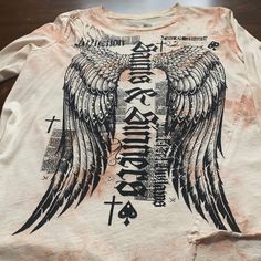 Affliction Long Sleeve Top Size Small Absolutely Adorable Never Worn Perfect Condition Soft Affliction, Affliction Shirt, Angel Shirt, Cream White, Long Sleeve Top, Long Sleeve Tops, Sleeve Top, Womens Tops, Angel