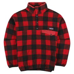 For Sale: PATAGONIA Synchilla Fuzzy Plaid Wax Red Buffalo Black Fleece Pullover 2014 Size: MEDIUM ***All Measurements are in INCHES, and were taken with the clothing item laying flat. Shoulder: 20 Inches (Shoulder Seam to Shoulder Seam, measured directly across) Chest: 24 Inches (Pit to Pit, measured directly across) Length: 26 Inches (Point Nearest to Collar to Bottom Hem) Sleeve Length: 24 Inches (Shoulder Hem to End of Sleeve) ***Please look photos over carefully! And please ask me any questi Patagonia Synchilla, Black Fleece, Patagonia, Women's Plaid Shirt, Clothing Items, Buffalo, Wax, Plaid, Sleeve Length