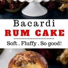 bacardi rum cake soft, fluffy, so good it's ready to be eaten