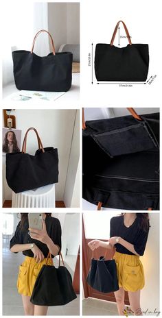 Beige Bag, Medium Handbags, Womens Casual, Black Bag, Handle Bag, Shoulder Tote, Canvas Tote, Top Handle, Casual Women