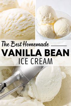 the best homemade vanilla bean ice cream