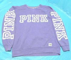 Victoria's Secret "Pink" Women's Pullover Sweatshirt Light Purple Size Small   78% Cotton   22% Polyester  Excellent Condition Buyer pays Flat Rate Shipping of $8.00 via USPS Regular Mail. Ship to US Zip Codes only.  If you have any questions about this item, email me before you buy. Funds are due at time of purchase. Check Our Items at http://www.ebay.com/sch/jacwes/m.html?_trksid=p3692 Also Check Our Items at http://www.ebay.com/csc/grandmom08330/m.html?_ipg=50&_sop=13&_rdc=1 And More at http: Pink Outfits Victoria Secret, Zip Codes, Pink Nation, Pink Outfits, Athletic Outfits, Women Pullover, Vs Pink, Light Purple, Victoria's Secret Pink