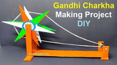 an origami model with the words gandii chakra making project diy