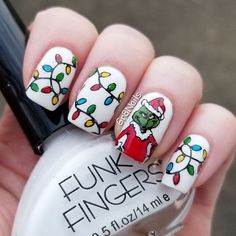 Manicure Tips, Nails Christmas, Christmas Nails Acrylic, Stamping Nail Art