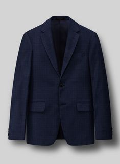 Build a smart wardrobe that envelopes unparalleled comfort and refinement with our Loro Piana Rosa Wool Jacket. Crafted from a wool blend, our jacket features classy plaids that pay homage to impeccable prestige in a dashing fresh blue color and a touch of stretch factor, which helps you move around with ease and style. Whether commanding the boardroom or gracing a gala event, this jacket is the sartorial legacy of luxury style.    A marriage of elegance and comfort, Loro Piana fabrics are made using the highest quality raw materials in the world, in their purest form or blended together. A sophisticated response to the dictates of contemporary elegance, these fabrics lend themselves to a wide range of styles to meet the varied needs of today’s wardrobe, from daywear to formal suits, from Smart Wardrobe, Gala Event, Italian Suit, Linen Suits, Gala Events, Tweed Suits, Formal Suits, Luxury Style, Loro Piana