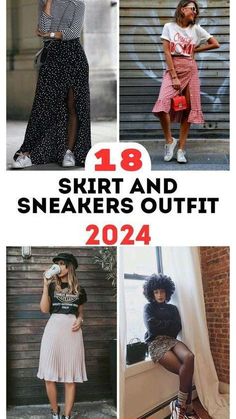 Skirts To Wear With Sneakers, Converse With Maxi Skirt, Skirts Outfits With Sneakers, Long Maxi Skirts Outfit, Satin Skirts With Sneakers, Pleated Skirt With Sneakers Outfit, T Shirts And Skirts, Sneakers Date Night Outfit, Midi Skirt Outfit With Sneakers