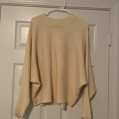 Oversized Batwing Sweater Never Worn Biggner Knit Drop Sleeve Sweater From Bottem Up, Batwing Sweater, Oversized Sweater, Bat Wings, Colorful Sweaters, Scoop Neck, Sweaters For Women, Womens Sizes, Women Shopping