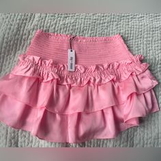 Nwt Pink Satin Ruffle Day And Moon Skirt Size Medium 20 Percent Off 3plus Bundles Feminine Ruffle Skirt For Night Out, Feminine Ruffled Skirt For Night Out, Spring Ruffled Skort For Night Out, Pink Ruffled Mini Skirt For Night Out, Spring Party Skort With Ruffle Hem, High Waist Ruffled Mini Skirt, Pink Ruffled Skirt For Night Out, Feminine High Waist Ruffled Mini Skirt, Spring Night Out Skirt With Ruffles