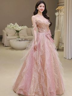 Pink evening dress, high-end fairy wedding dress, luxury party dressMaterial:tulleColor:as picture or custom colorNeckline:off shoulderBack details:lace -upStyle:fairyDress type:A-line&ltp&gtFeatures:glitter&lt/p&gt&ltbr/&gt&ltp&gtCustomized service and Rush order are available.&lt/p&gt&ltbr/&gt&ltp&gtThis dress could be custom made, there are no extra cost to do custom size and color.&lt/p&gt&ltbr/&gt&ltp&gtPlease leave your phone number for shipping when you order the dress.&lt/p&gt&ltbr/&gt&ltp&gt1.If it is a custom color, please note the color and color card.&lt/p&gt&ltbr/&gt&ltp&gt2. Size: standard size or custom size, if dress is custom made, we need to size as following:&lt/p&gt&ltbr/&gt&ltp&gt*Bust__________inch/cm&lt/p&gt&ltbr/&gt&ltp&gt*Waist __________inch/cm&lt/p&gt&ltbr/&gt&lt Luxury Party Dress, Wedding Dress Luxury, Fairy Wedding Dress, Dress Fairy, Pink Evening Dress, Luxury Party, Dress Luxury, Fairy Wedding, Pink Prom Dresses