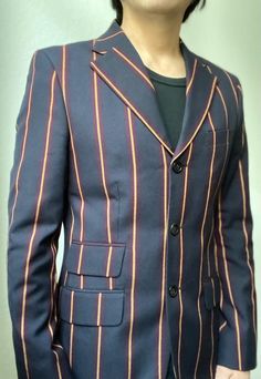 - size UK 38 (British imperial inches) - label: Relco London - excellent condition Mens Blazer Jacket, 60s Style, Mens Sport Coat, 60s Fashion, Brown Leather Boots, Cool Boots, Blazers For Men, Fashion Mode, Sport Coat