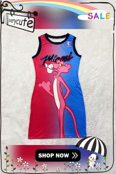 Pattern Print Sleeveless Basketball Jersey Dress Custom Jersey Dress, Basketball Jersey Dress, Sublimation Jersey, Basketball Jersey, Dress Ideas, Jersey Dress, Women's Fashion Dresses, 1 Million, Muse