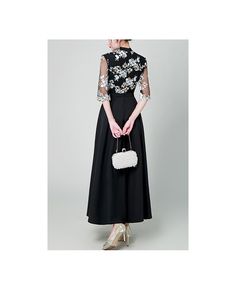 Get 10% off now! Buy modest black maxi party dress with flowers half sleeves at cheap price online. Free stable shipping and pro custom service since 2009. Black 3/4 Sleeve Dress For Wedding, Black 3/4 Sleeve Wedding Dress, Fitted Evening Maxi Dress With 3/4 Sleeves, Fitted Maxi Dress With 3/4 Sleeve For Evening, Spring Banquet Maxi Length Evening Dress, Spring Wedding Maxi Dress With 3/4 Sleeves, Spring Banquet Maxi Evening Dress, Fitted Half Sleeve Maxi Dress For Party, Black Maxi Dress For Wedding And Party Season