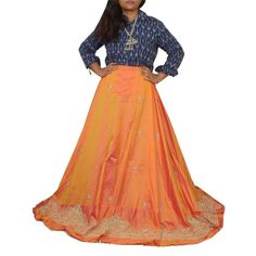 Sanskriti New Long Skirt Wedding Orange Hand Beaded Unstitched Zardozi Lehenga 134691407933 #eBayStore #eBaySeller #Orange #Women #Skirt #Beaded #Wedding #Long #AllSeasons #PureSilk #ALine #Floral #India #Spring #unstitch #Sanskritivintage #party #weight1kg75grams #eBay Zardozi Lehenga, Wedding Orange, Tibetan Jewelry, Women Skirt, Beaded Wedding, Floral Designs, Hand Beading, White Pearl, Indian Outfits