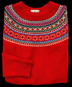 Winter Berry Fair Isle Sweater – Kiel James Patrick Kiel James Patrick Sweater, Kiel James Patrick, Winter Berry, Preppy Winter, James Patrick, Crochet Tops Free Patterns, Scarf Knitting Patterns, Crochet Top Pattern, Fair Isle Sweater