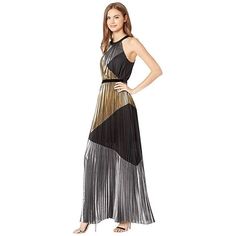 Black, Gold, And Silver Bcbg Gown. Keyhole In The Back. Size L, But Will Fit Up To A Size 14. Worn 3 Times. High Neck Evening Dress, Bcbgmaxazria Dresses, Gold And Silver, Evening Dress, Evening Dresses, Colorful Dresses, High Neck, Womens Dresses, Silver