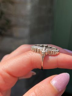 During the Victorian era, navette or “little ship” rings were highly en vogue, and were the perfect statement pieces for elegant nights out or celebrations. This rare Art Deco ring emulates the understated glamor of the navette design, creating a gorgeous and memorable silhouette! Crafted circa 1920’s in 18 carat white gold, this ring features a truly unique synthetic blue topaz gem with a smooth, flat cut. Just look at that hue! The dimensions of color in this topaz is remarkable, and there is Timeless Marquise Sterling Silver Ring, Fine Jewelry Diamond Ring For Party, Party Fine Jewelry Diamond Ring, Elegant Marquise Sterling Silver Ring, Luxury Marquise Cut Ring For Gift, Party Diamond Cut Diamond Ring, Luxury Open Crystal Wedding Ring, Luxury Silver Marquise Diamond Ring, Timeless Silver Marquise Ring