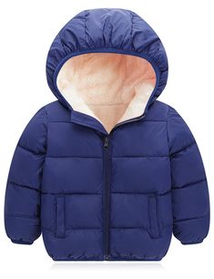 PRICES MAY VARY. Baby Winter Coat Material: Fleece lined, light weight and warm, perfect for car seat safety Thoughtful Design of Toddler Winter Jacket: Collar design with zipper protection, protect baby's chin; Cuffs with edging design, warm and windproof Stylish & Childlike Pattern: Toddler winter coat come in colorful patterns, including red, green, navy, black, pink, rose red Season: Fleece coat suit for toddler girls/ boys winter daily wear. Best for baby shower/birthday / New Year / Christ Baby Winter Coats, Black Pink Rose, Car Seat Safety, Toddler Winter Coat, Toddler Suits, Red Season, Jacket Collar, Coat Suit, Toddler Winter